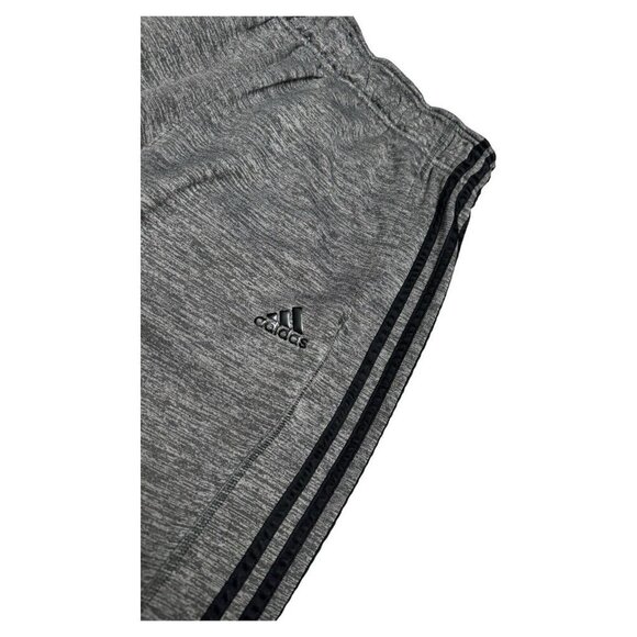 Adidas CLIMAWARM FLEECE Heather Grey Light Sweatpants Joggers Workout Gym Pants - Picture 3 of 6